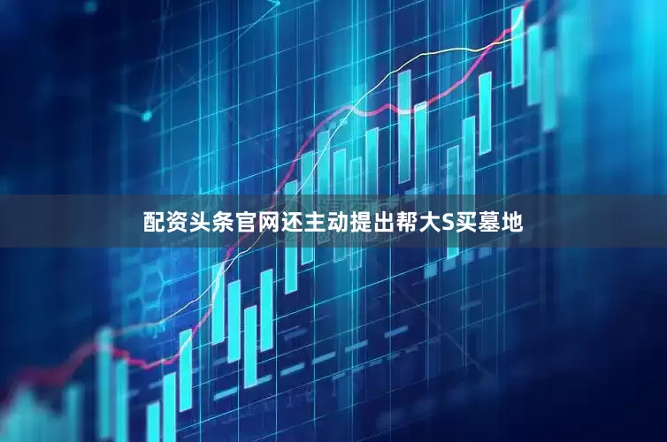 配资头条官网还主动提出帮大S买墓地